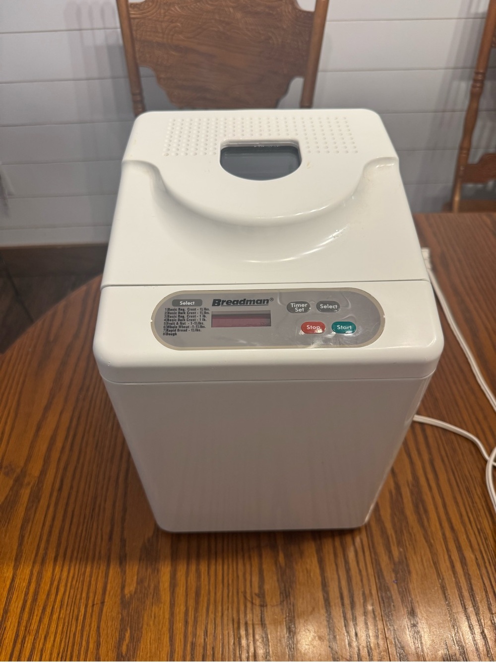 Breadman Bread Machine Maker TR441 Tested And Working